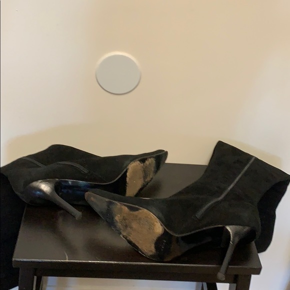 Bebe over the knee boots size 7 black suede - Picture 5 of 7